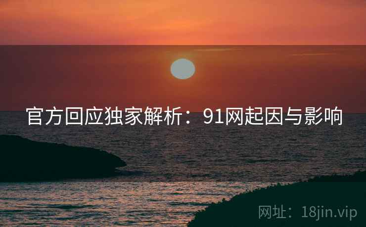 官方回应独家解析：91网起因与影响